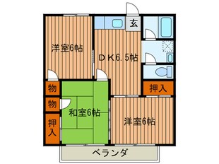 コーポ末広の物件間取画像